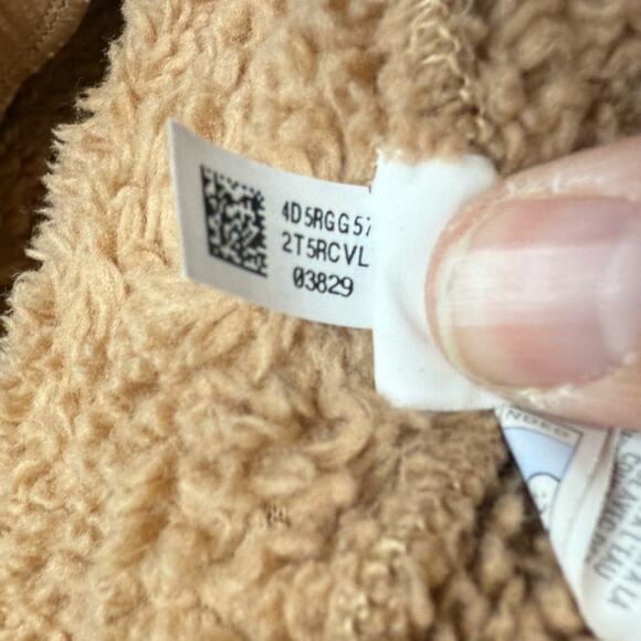 aerie Offline Sherpa Teddy Jogger Pants Soft Cozy Pockets Size XL - Picture 7 of 11